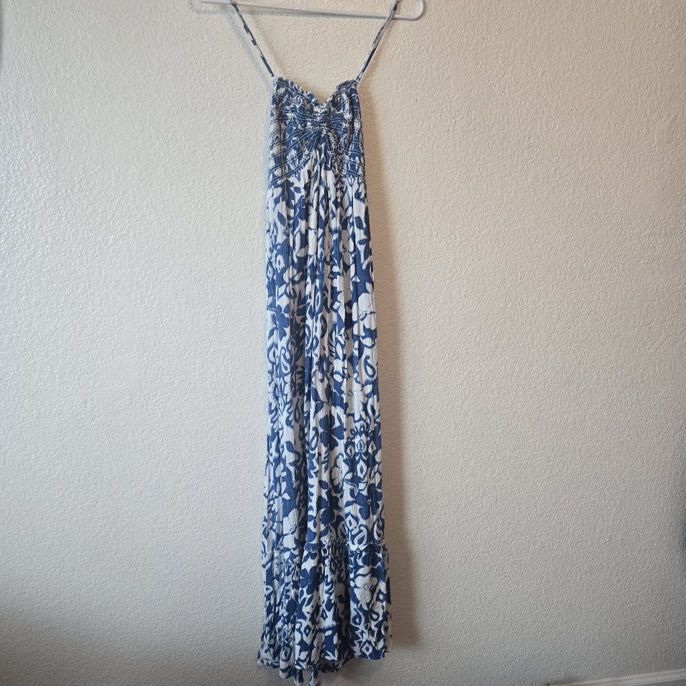 Rasinga small rayon floral flowy bottom maxi dress